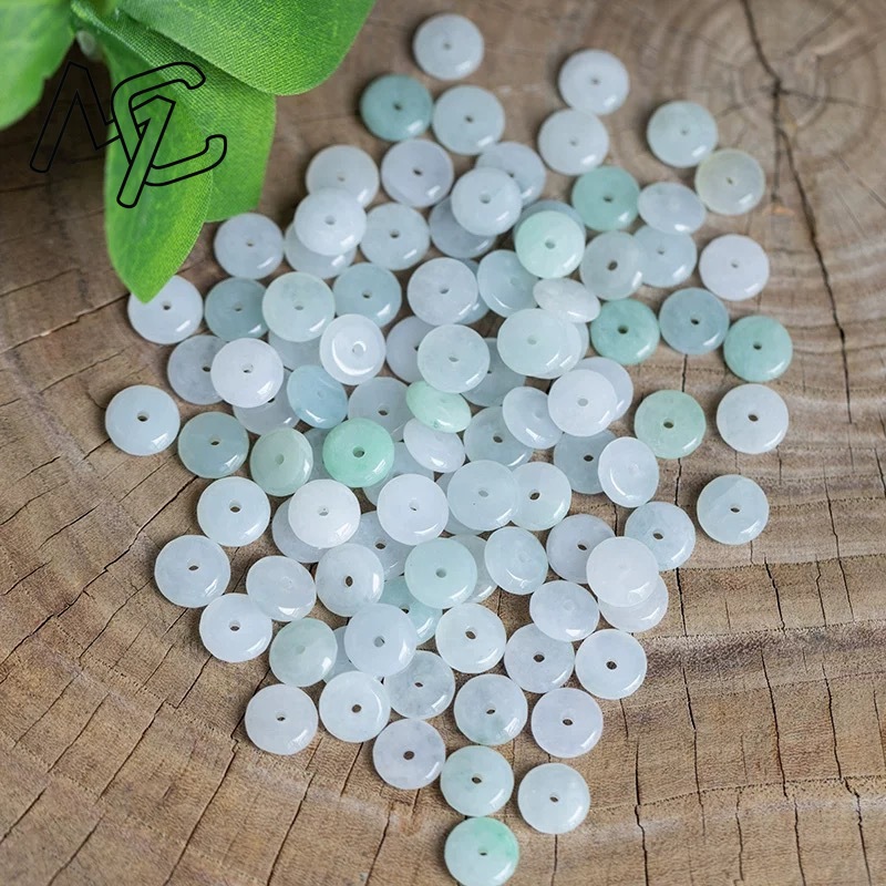 10pcs Natural Emerald White Ja - đánh giá và giá Necklaces