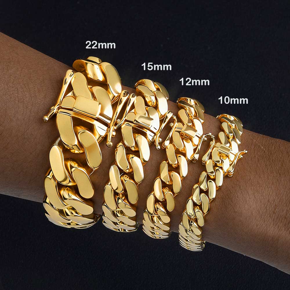 Wholesale 10mm/12mm/15mm/20mm  - đánh giá và giá Cuban Link Chain 12Mm