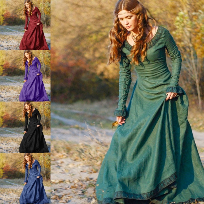 Women Medieval Long Dress V Ne - đánh giá và giá Necklaces