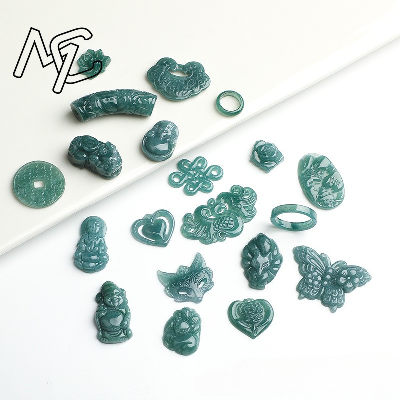 2PC Natural Blue Water Jadeite - đánh giá và giá Bracelets