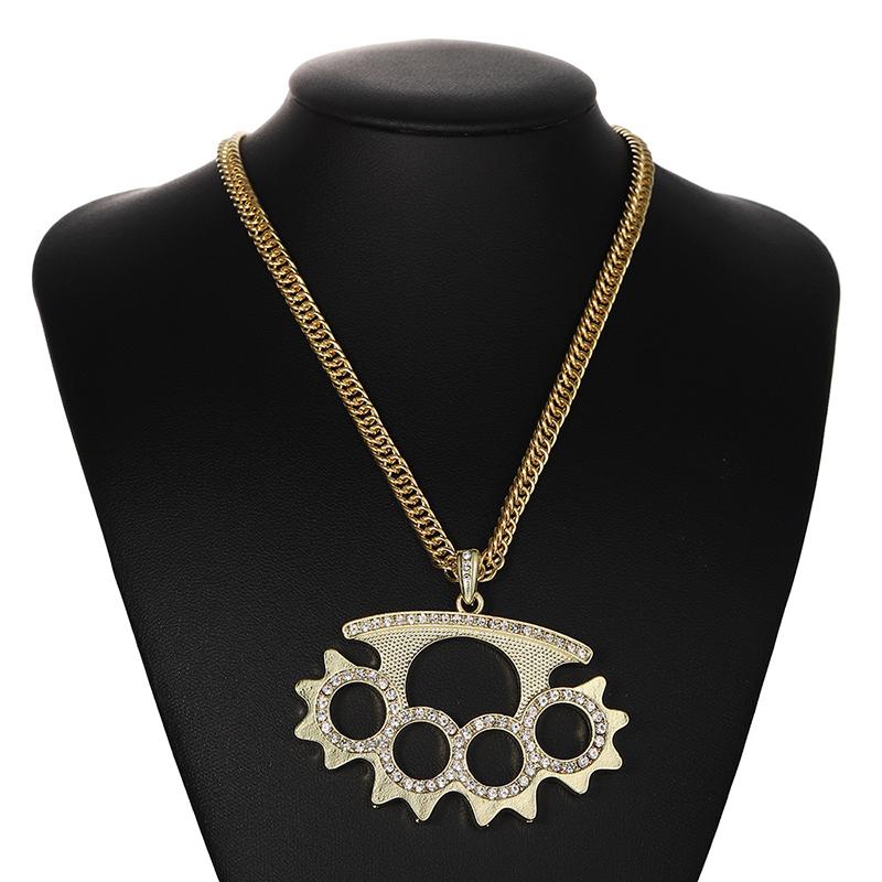 Punk 90s Stainless Steel Penda - đánh giá và giá Layered Pendant Necklace Aesthetic