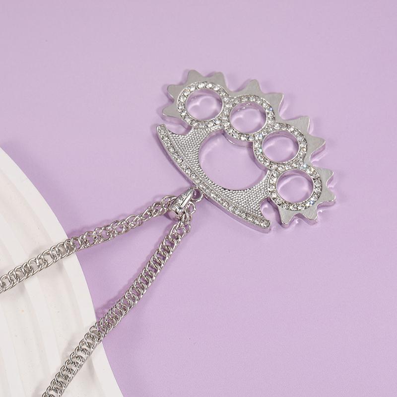Punk 90s Stainless Steel Penda - đánh giá và giá Layered Pendant Necklace Aesthetic