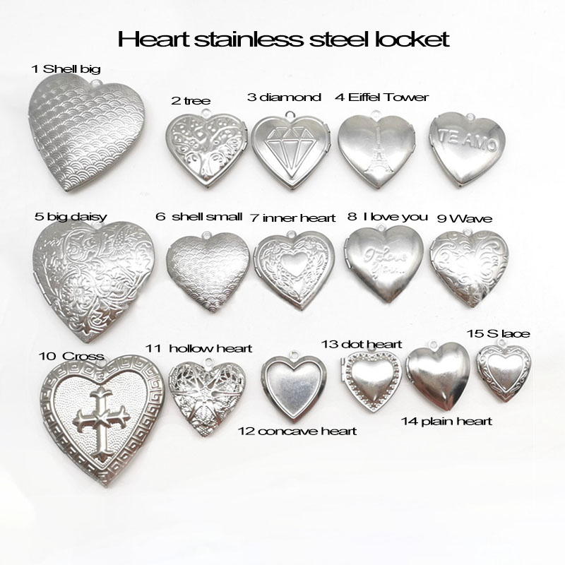 Trái Tim Tình Yêu Mề Đay Ga 20 - đánh giá và giá Heart Locket Necklace Photo