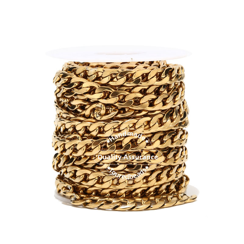 1M Màu Vàng 12Mm Rộng Nặng Mia - đánh giá và giá Cuban Link Chain 12Mm