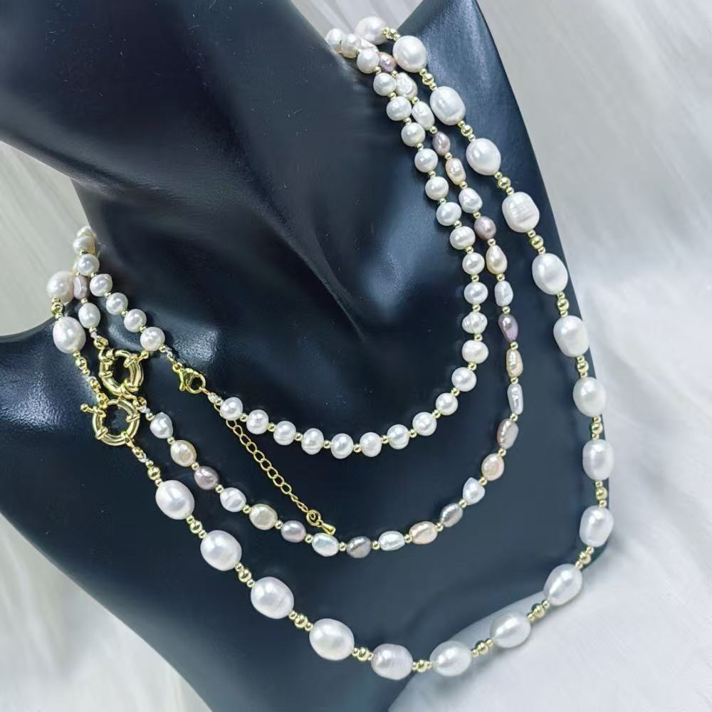 For Mother Jewelry Gift Purple - đánh giá và giá Pearl Choker Necklace Vintage